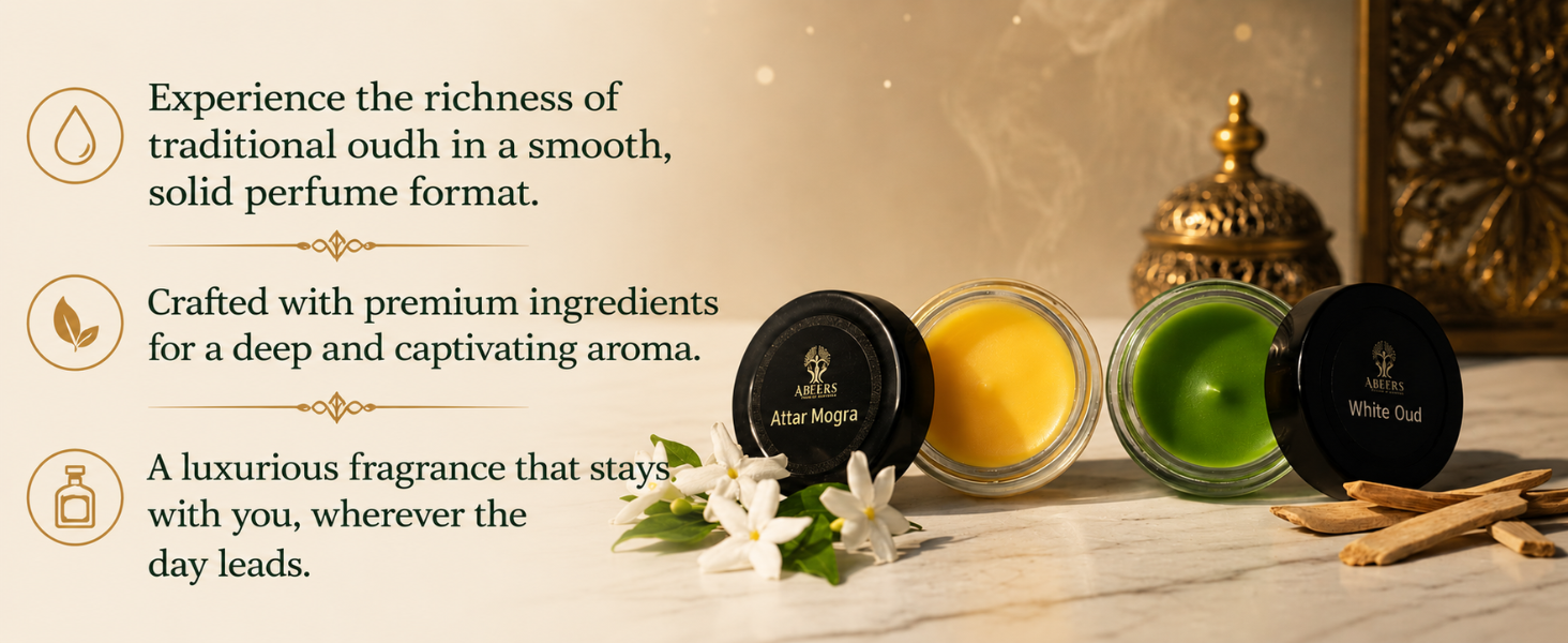 Solide Duo – White Oud & Attar Mogra