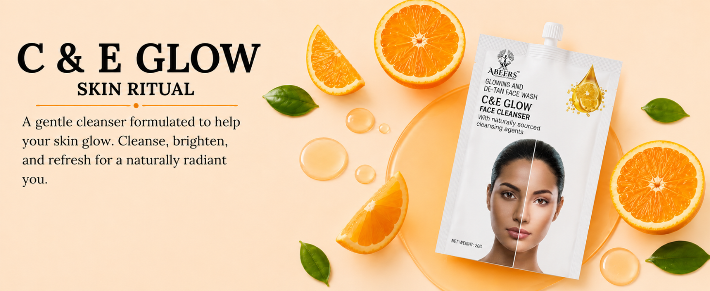 C&E Glow Face Cleanser De-Tan Face Wash