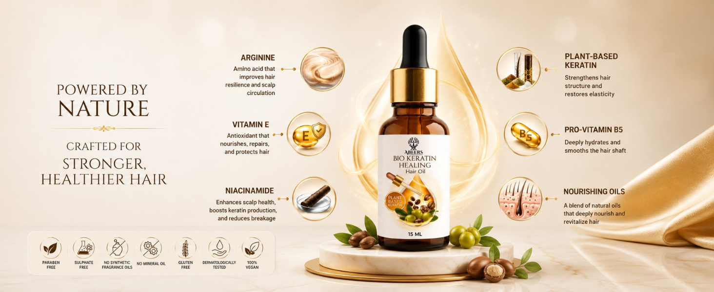 Bio Keratin Healing Hair Oil
