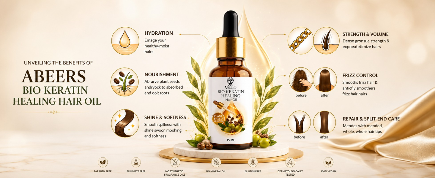 Bio Keratin Healing Hair Oil