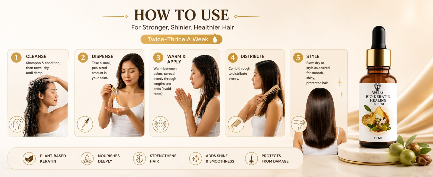 Bio Keratin Healing Hair Oil