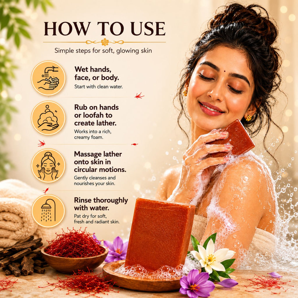 Oud Kesar Kewda Handmade Soap (125g)