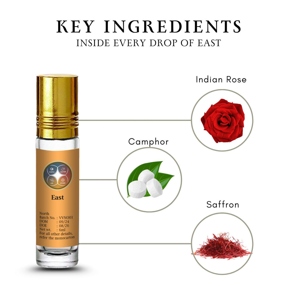 Vaastu Vaidyam Essential Oil Roll-Ons 30ml (5 x 6ml)