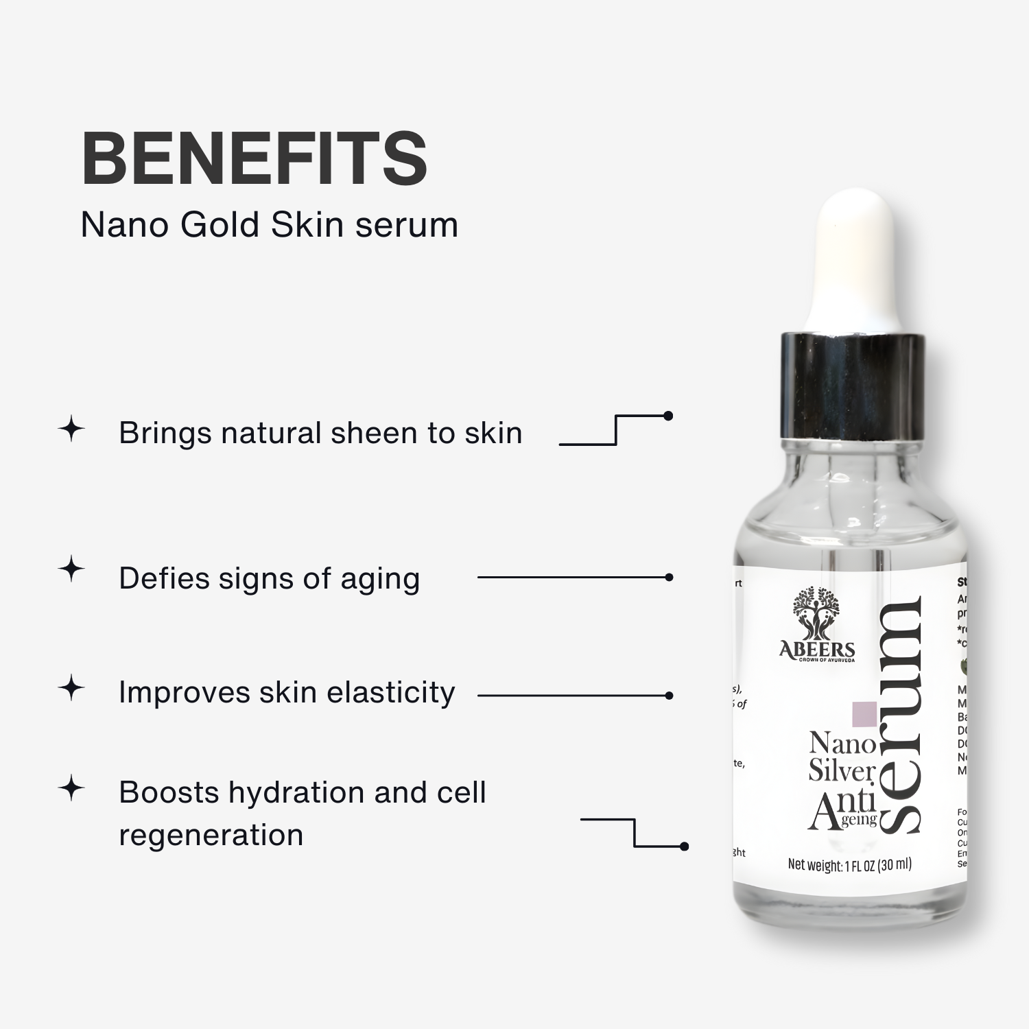 Nano Silver Anti Ageing Serum