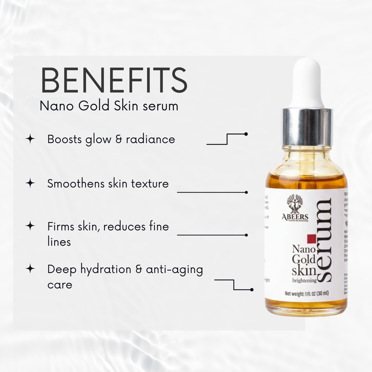 Nano Gold Skin Brightening Serum