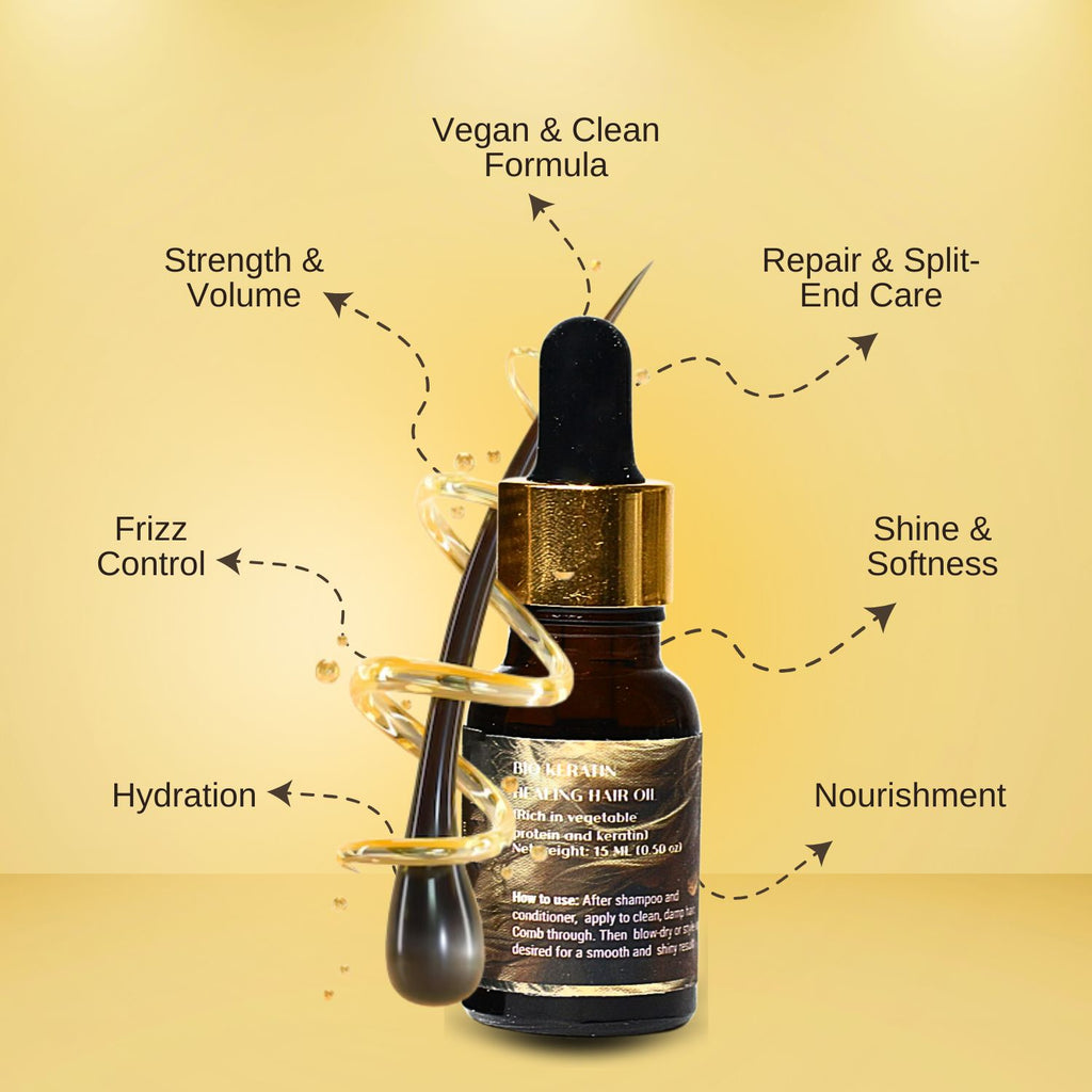Bio Keratin Healing Hair Oil