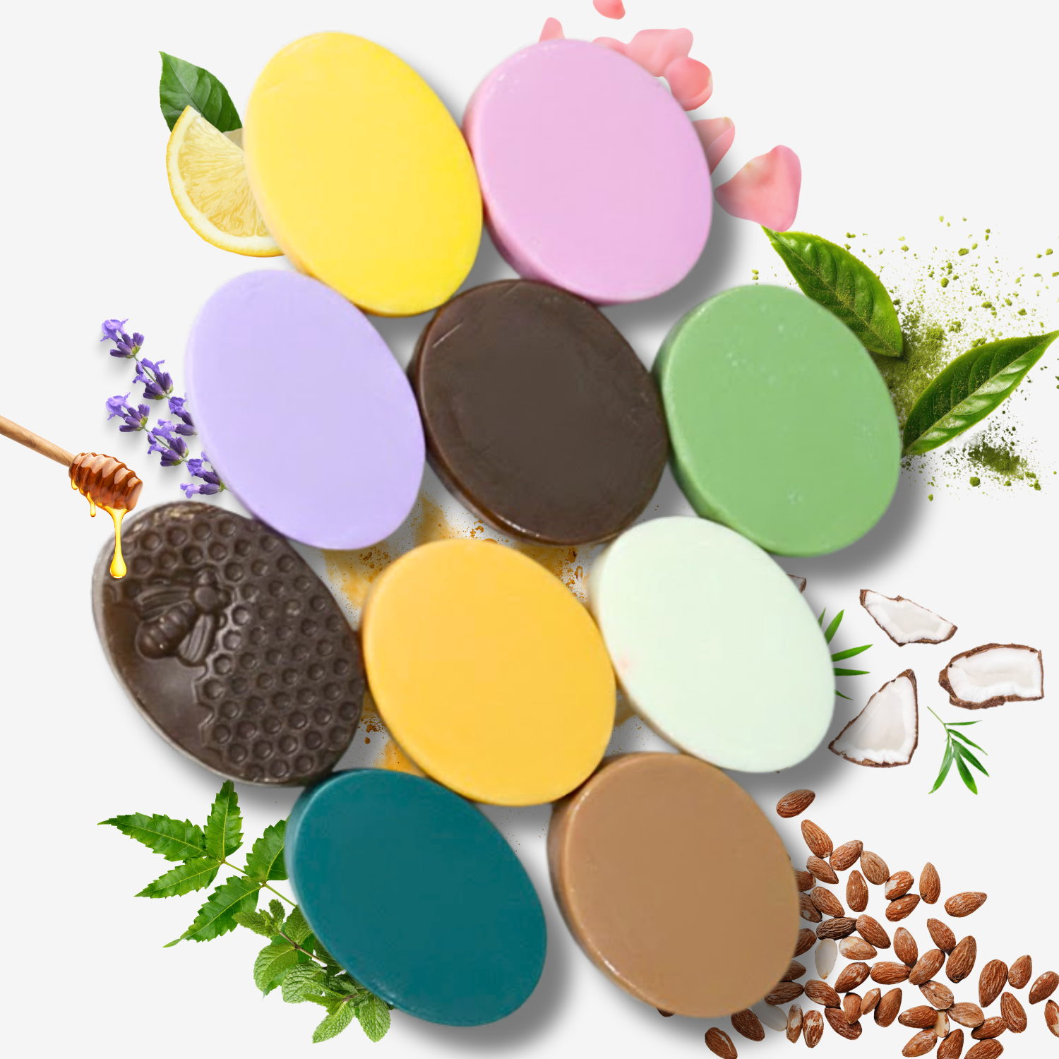 Handcrafted Cold Processed Soap Combo –  (10 x 100g) (Copy)