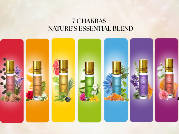 7 Chakras Healing Oil Set 42ml (7 x 6ml)