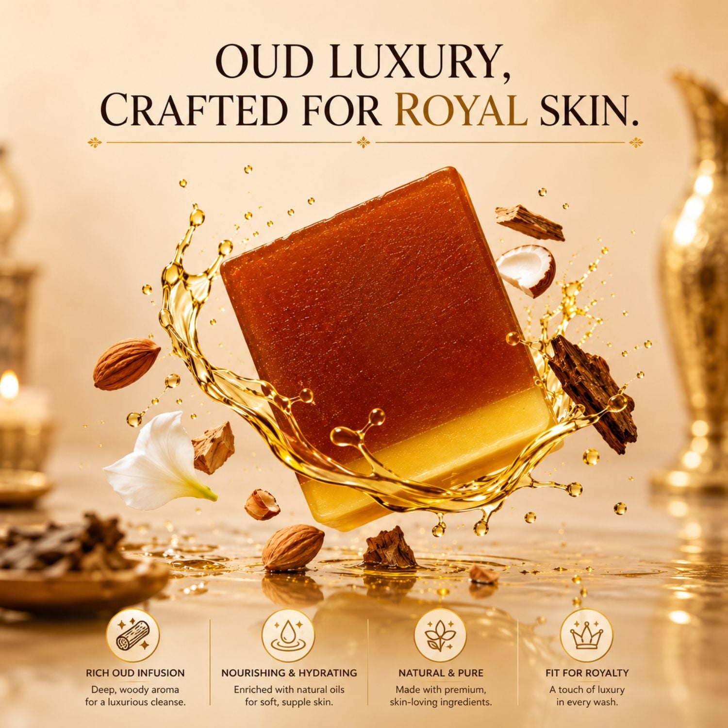 Oud Noor Handmade Soap (125g)