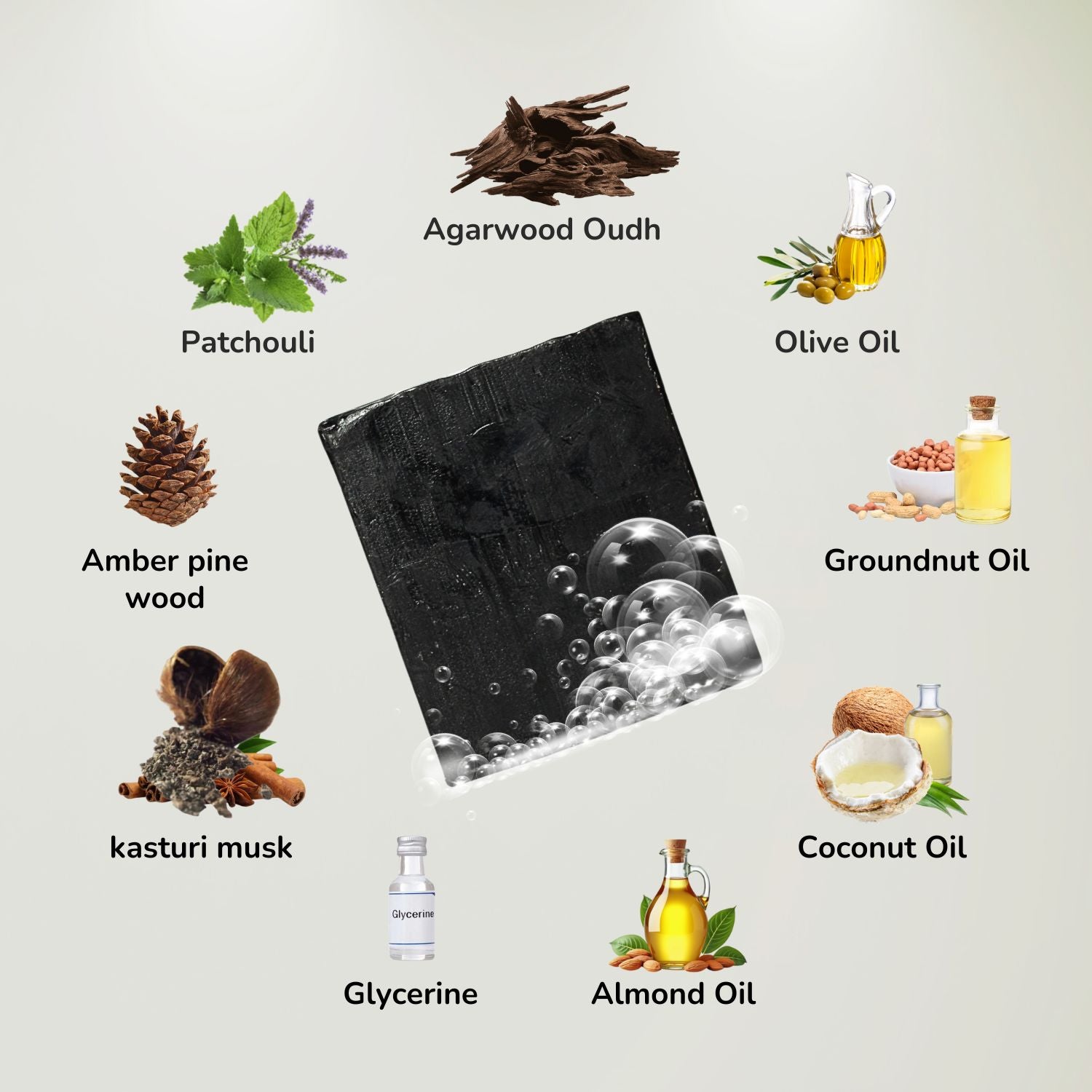 Exotic Kasturi Musk & Patchouli Bar