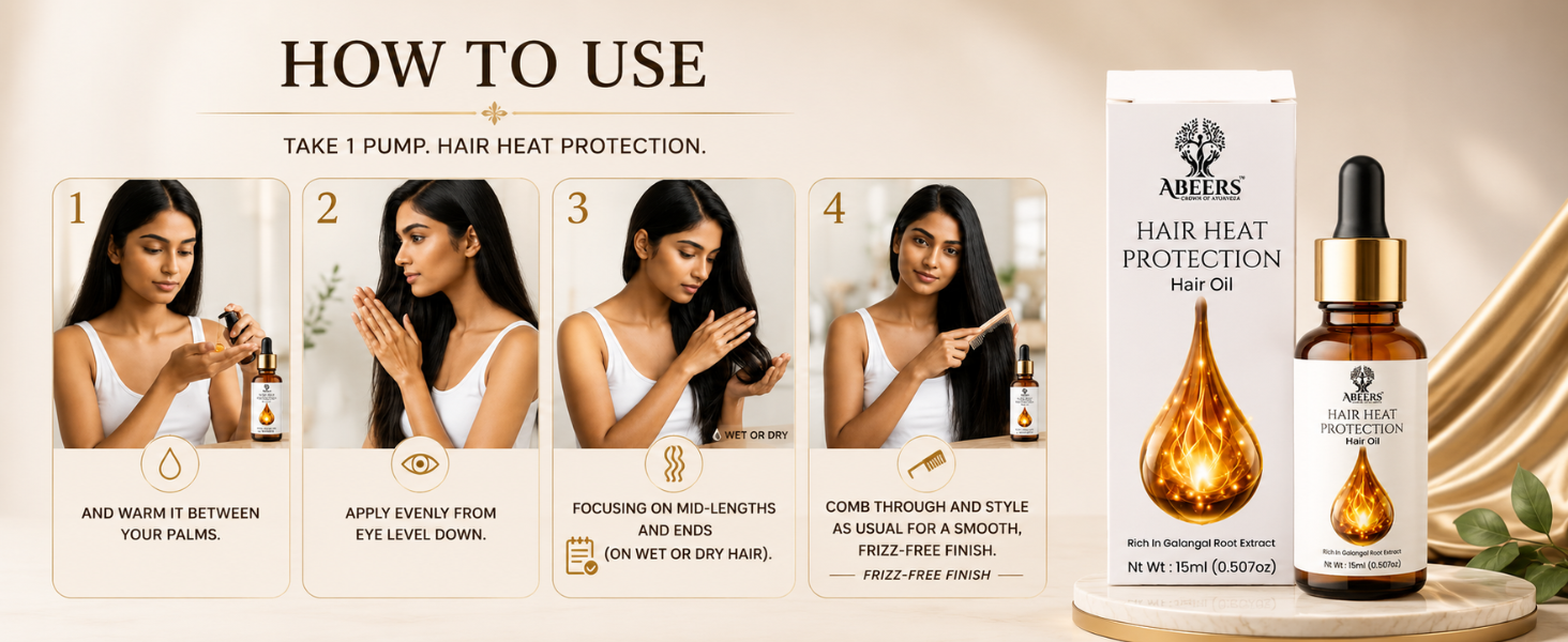 Hair Heat Protection Oil