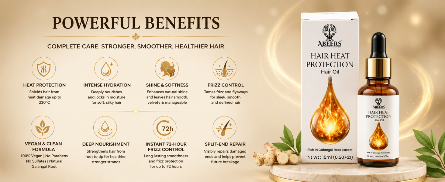 Hair Heat Protection Oil