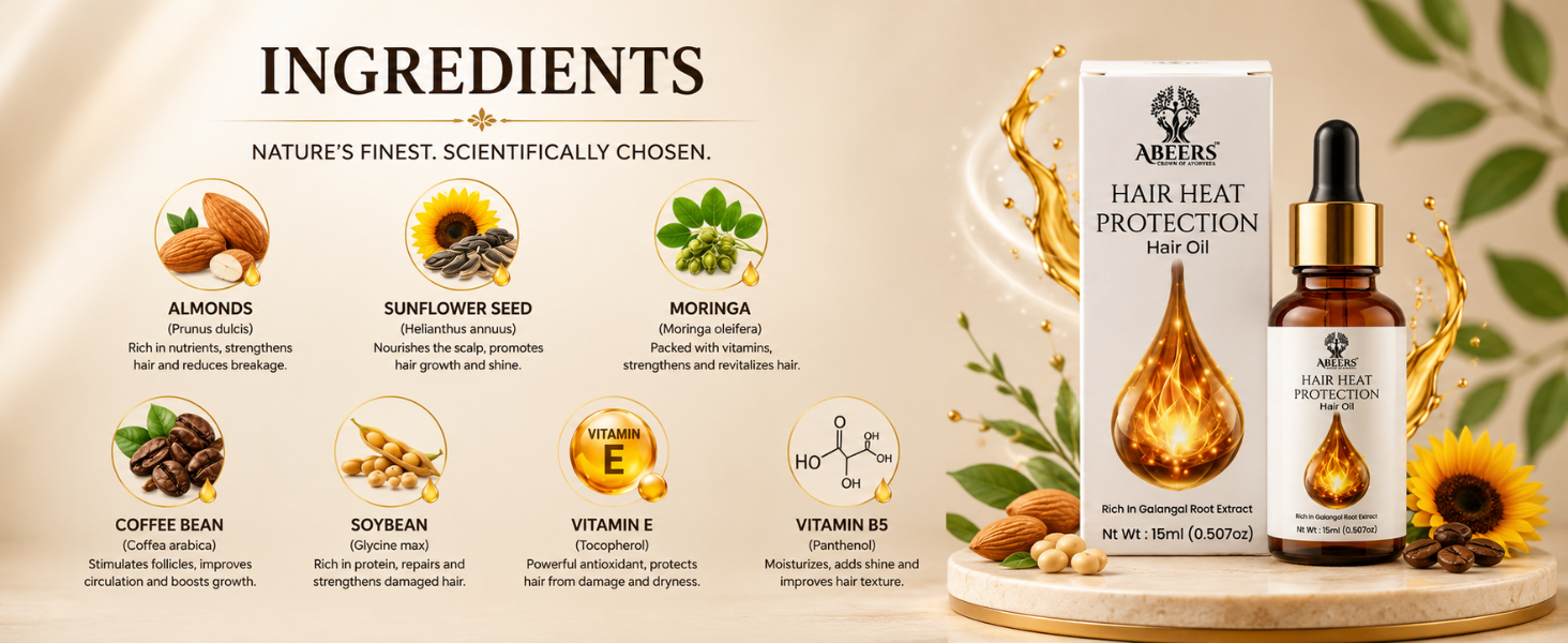 Hair Heat Protection Oil