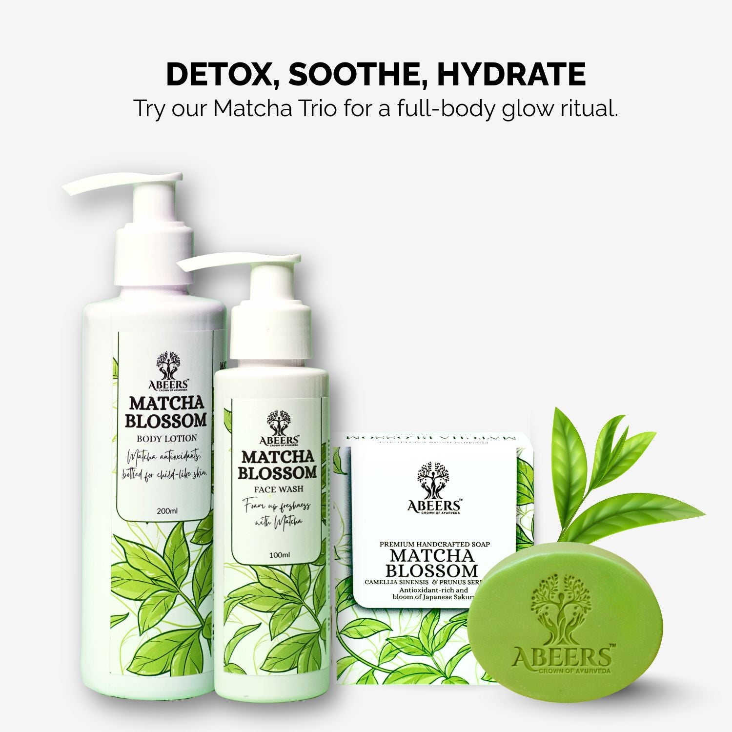 Abeers Matcha Blossom Body Lotion