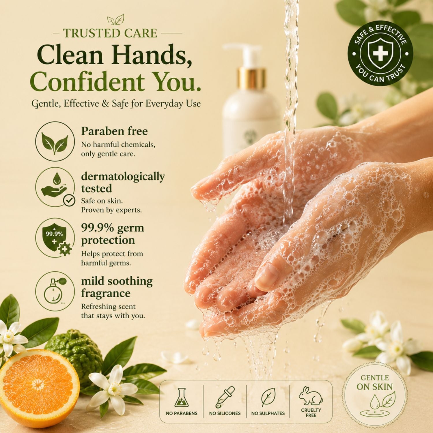 Bergamot Neroli Handwash 300ml
