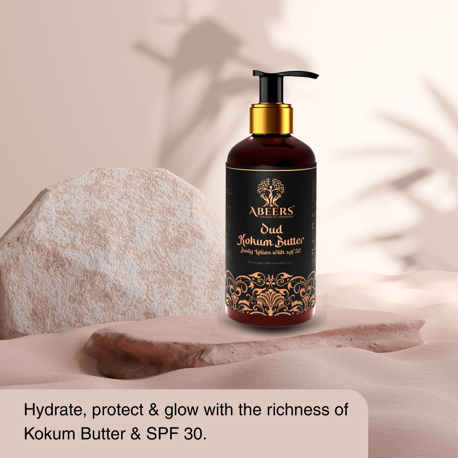 Abeers Oud Kokum Body Lotion SPF 30