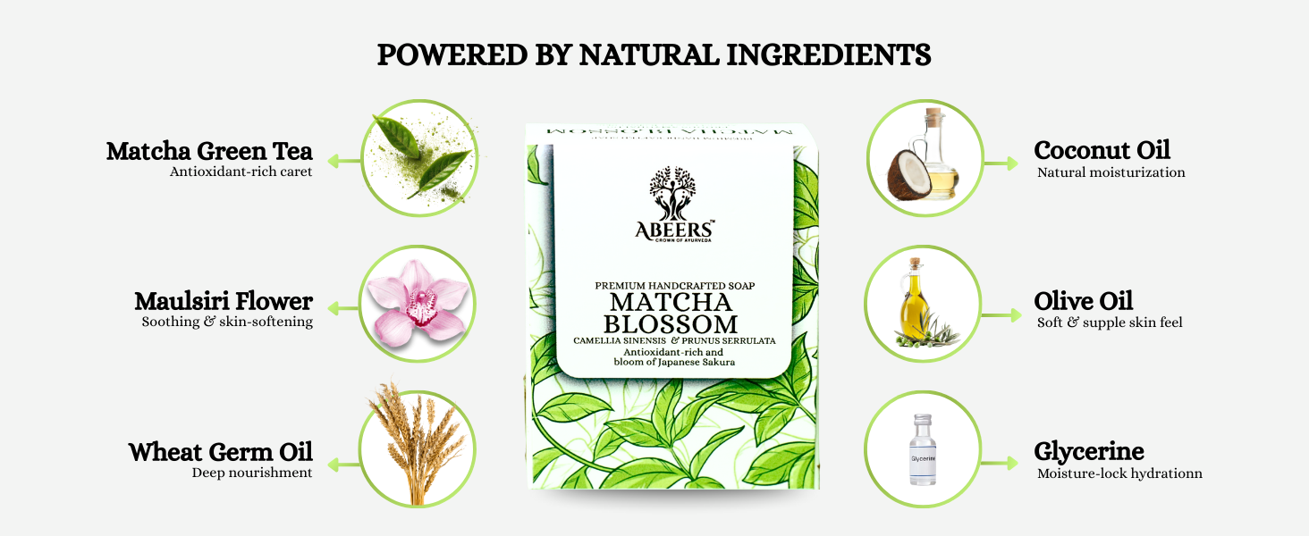 Matcha Blossom Soap