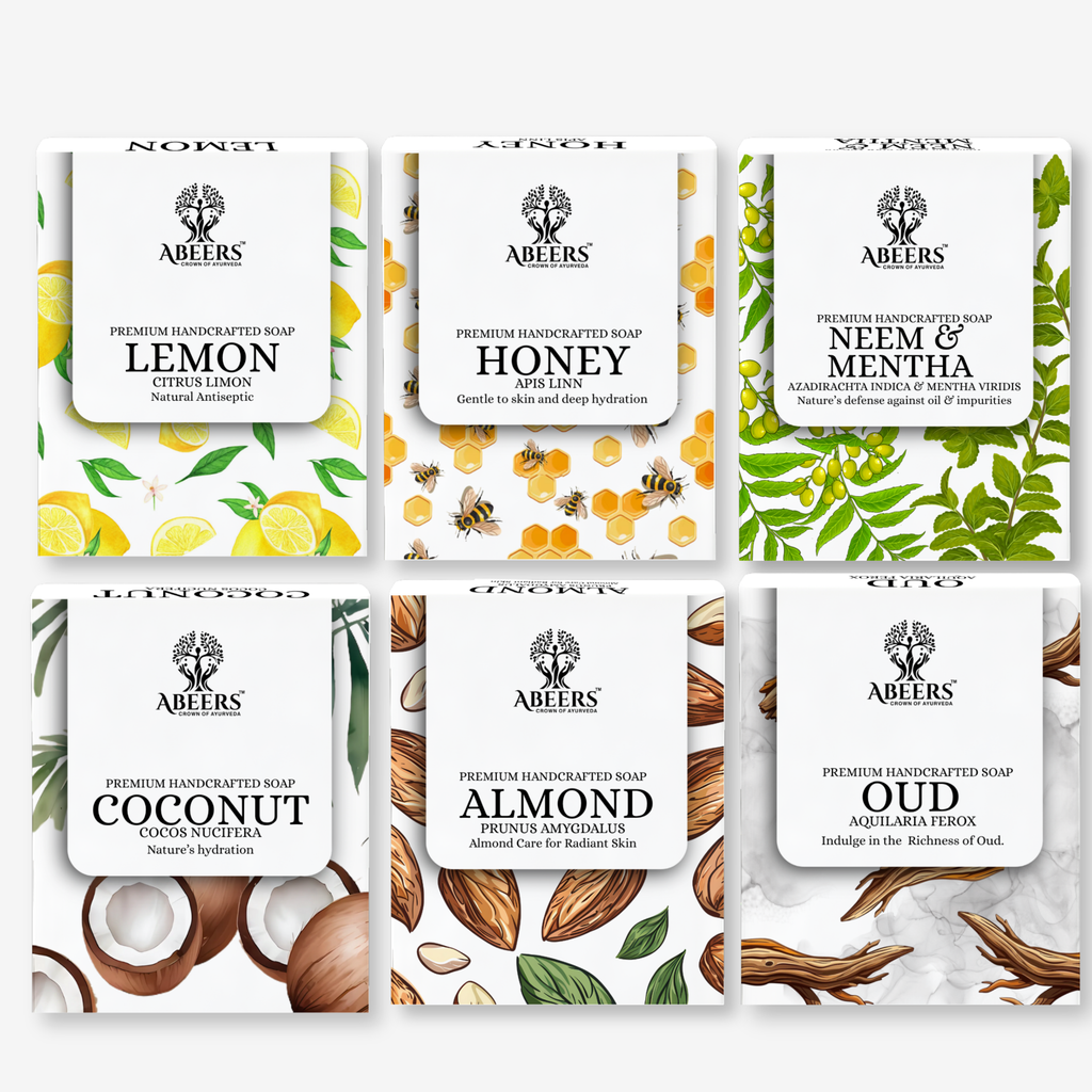 Handmade Processed Soaps Combo – (6 x 100g)