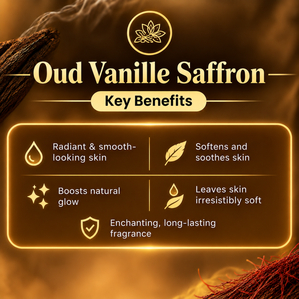 ABEERS Oud Ritual Gift Box — 3-Piece Ayurvedic Bath & Body Set in Handcrafted Wooden Crate