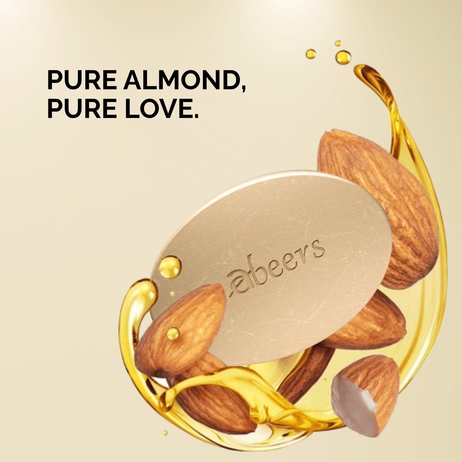 Abeers Handmade Almond Soap (100g)