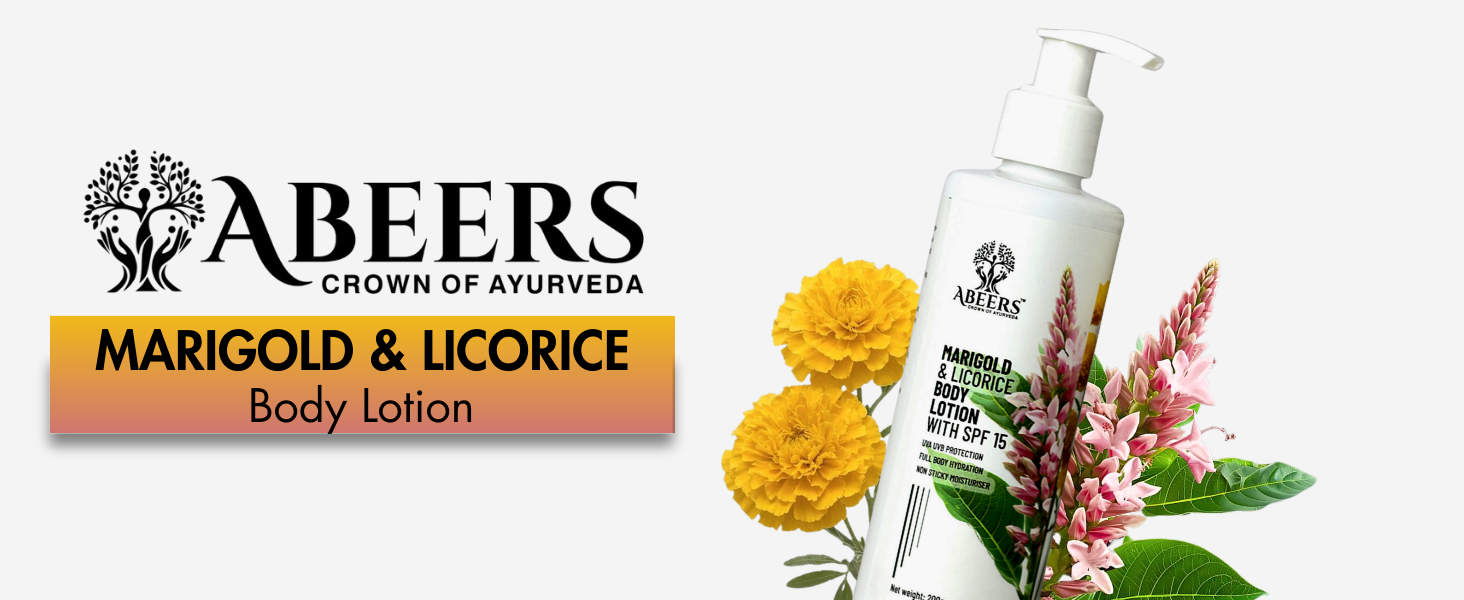 Marigold & Licorice Body Lotion SPF 15