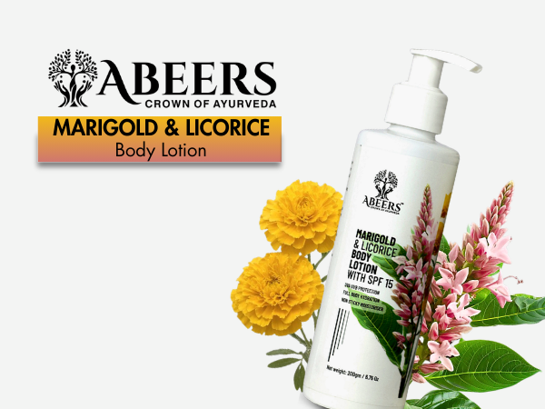 Marigold & Licorice Body Lotion SPF 15