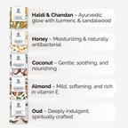 Handcrafted Cold Processed Soap Combo –  (9 x 100g)