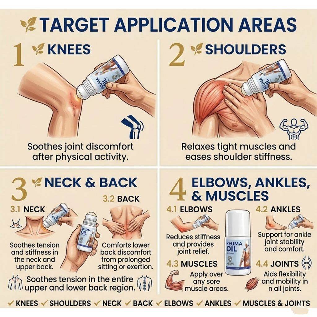 Reuma Oil for Joint & Muscle Pain Relief