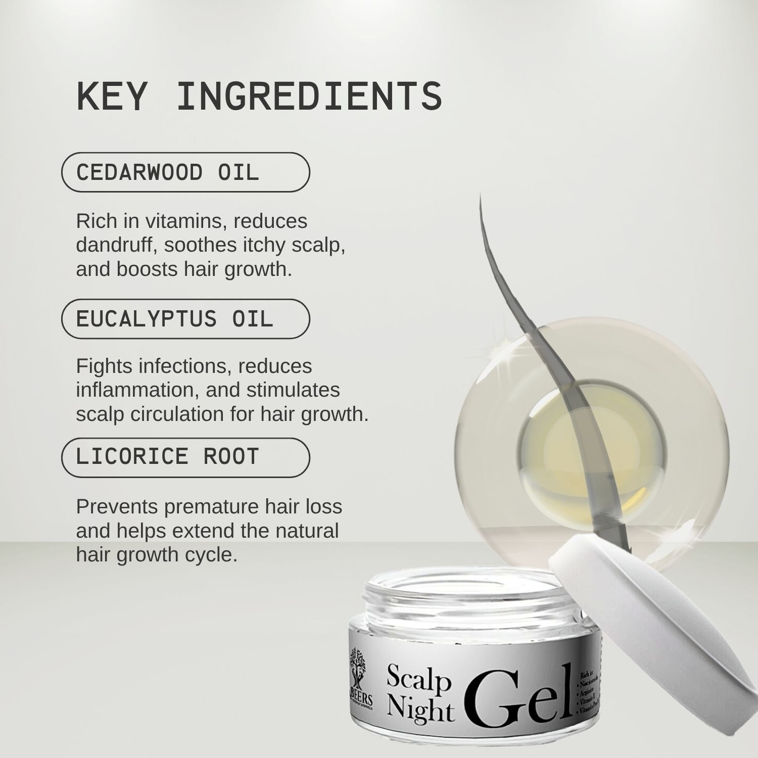 Abeers Scalp Night Gel