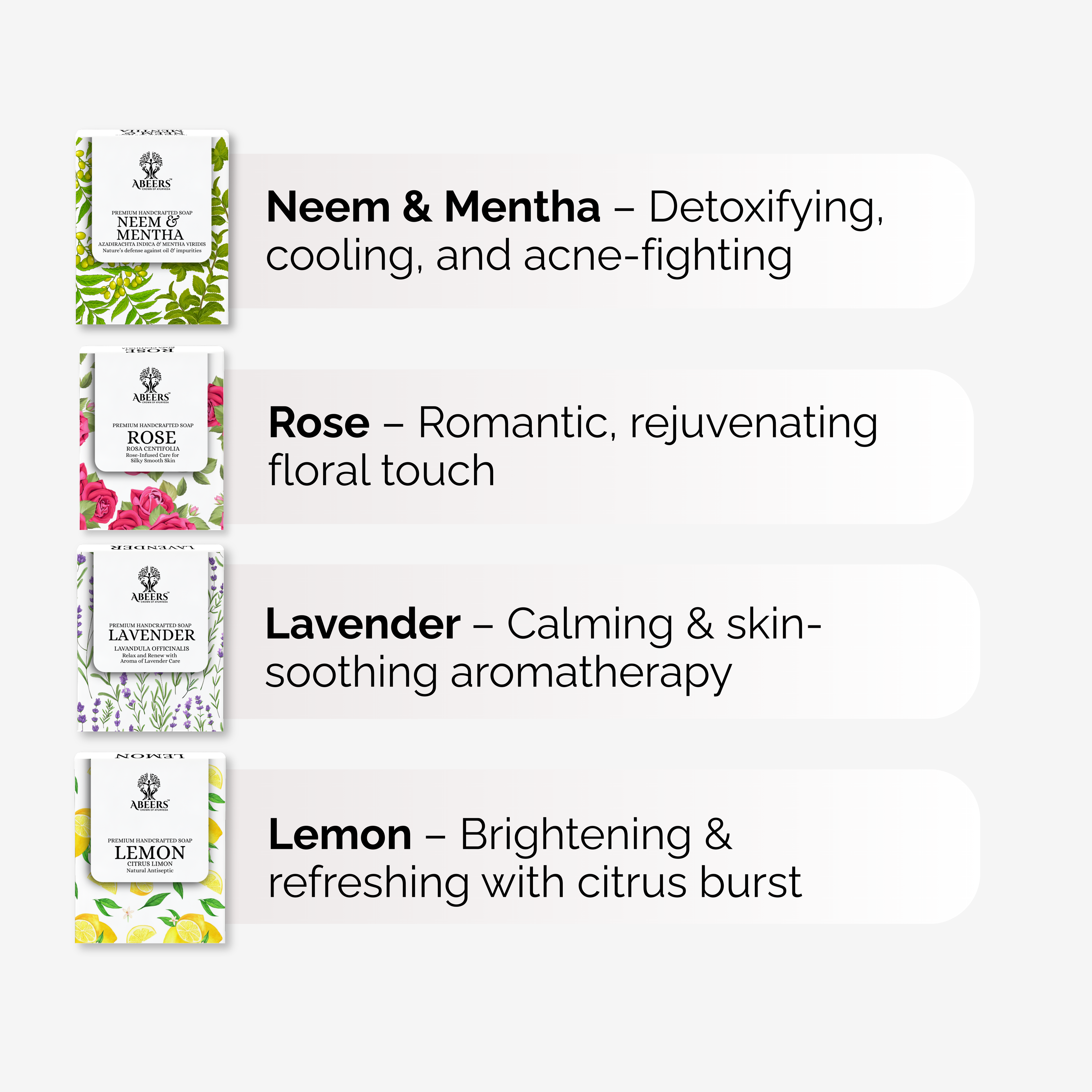 Handcrafted Cold Processed Soap Combo –  (9 x 100g)