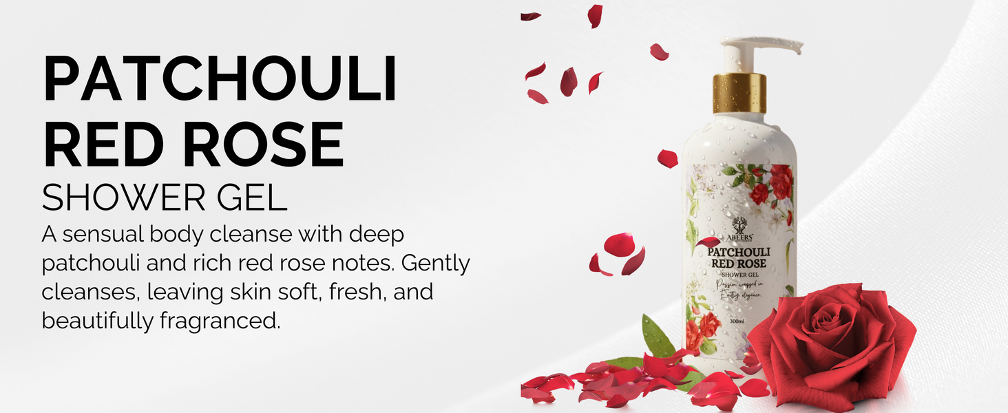 Patchouli Red Rose Shower Gel 300ml