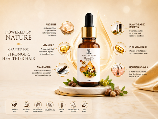 Bio Keratin Healing Hair Oil