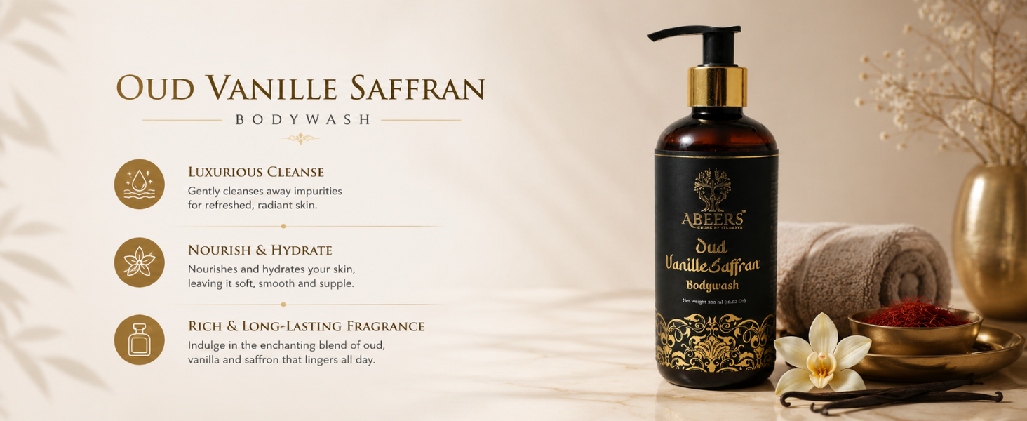 Oud Vanille Saffran Body Wash 300ml