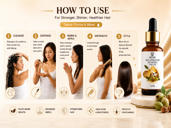 Bio Keratin Healing Hair Oil