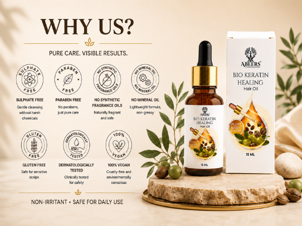Bio Keratin Healing Hair Oil