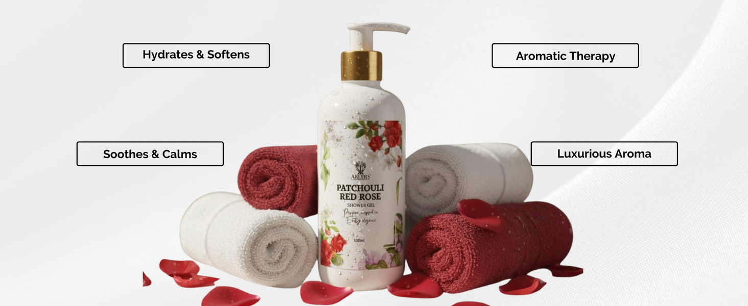 Patchouli Red Rose Shower Gel 300ml
