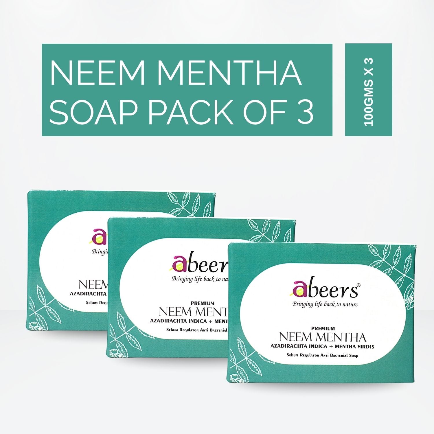Abeers Neem & Mentha Soap (100g)