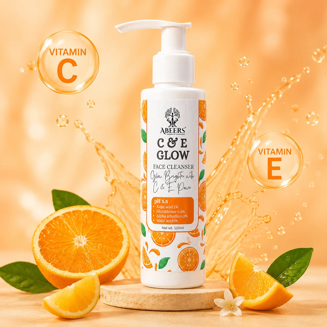 C & E Glow Face Cleanser (100ml)