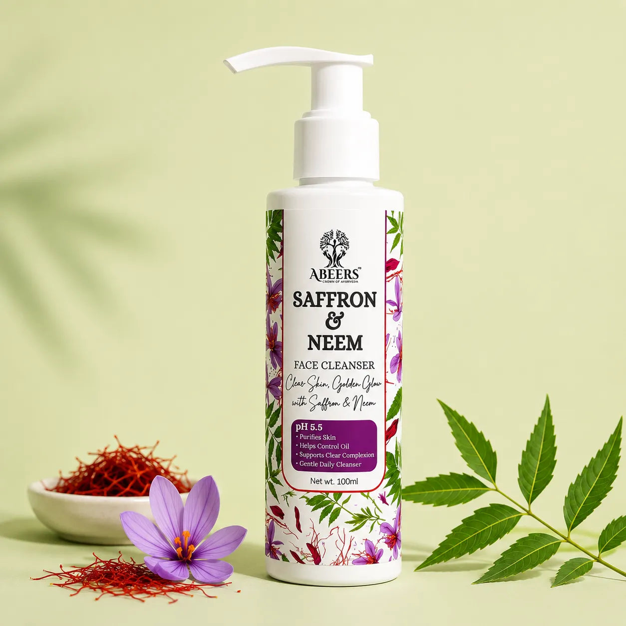 Saffron & Neem Face Cleanser
