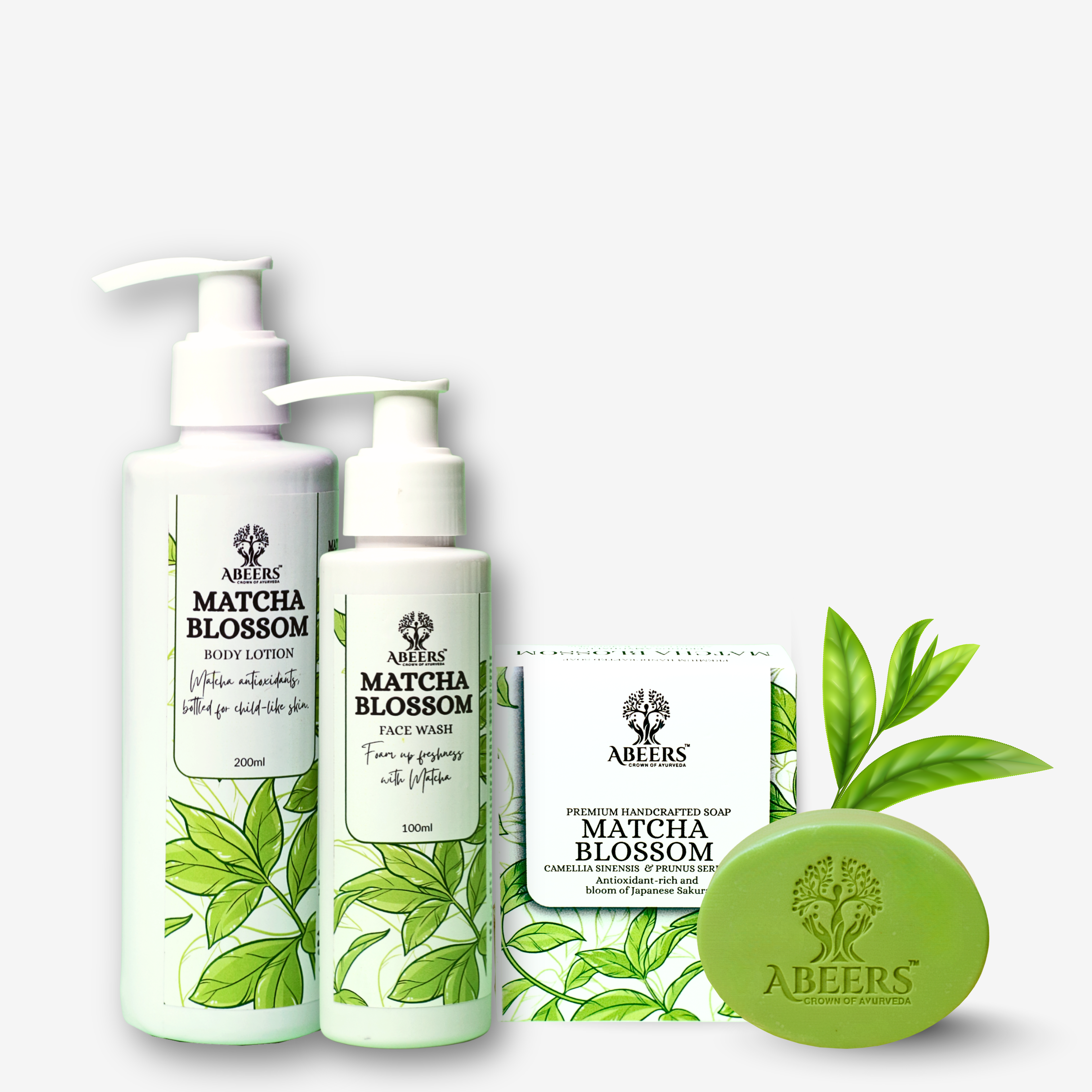 Matcha Blossom Trio