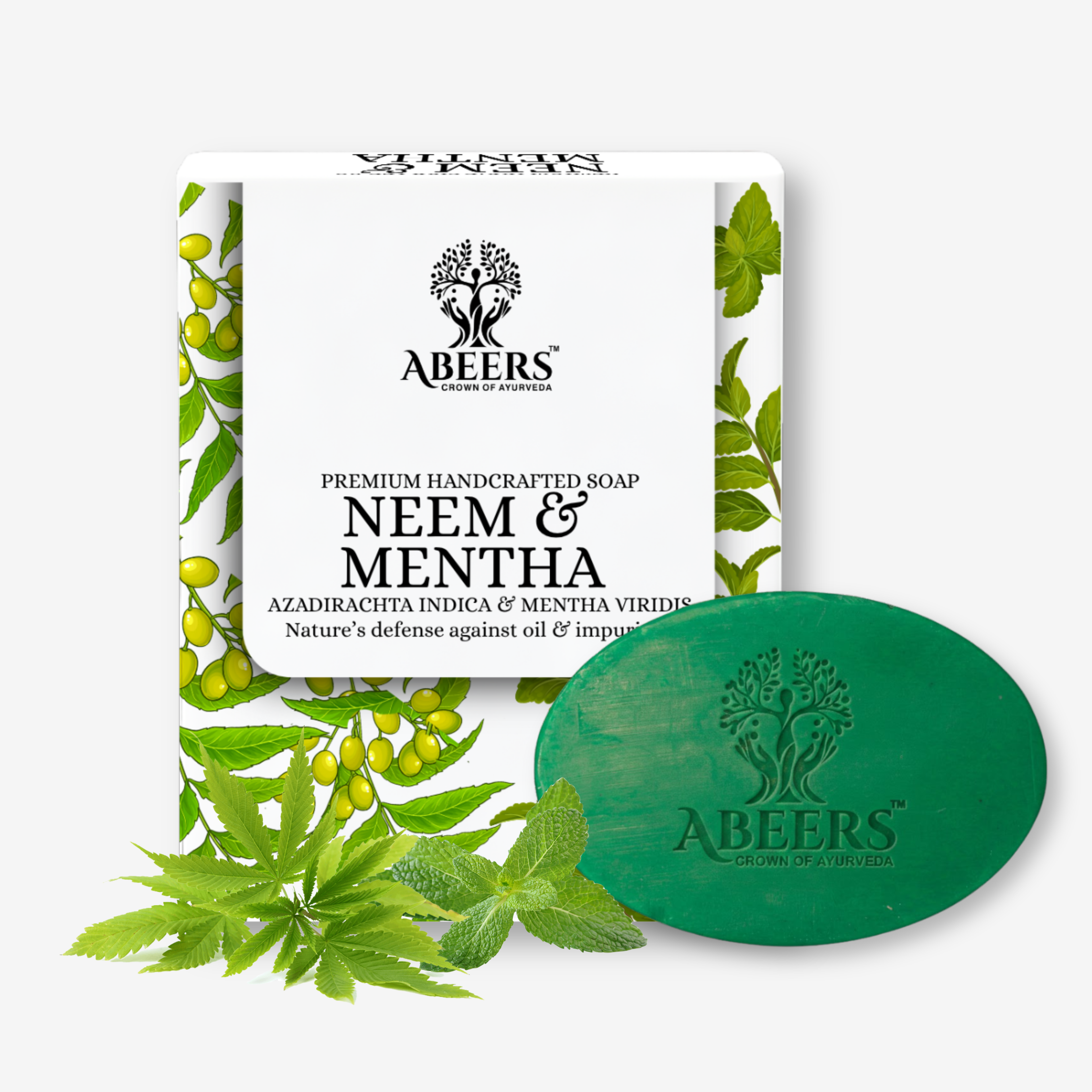 Handmade Neem & Mentha Soap