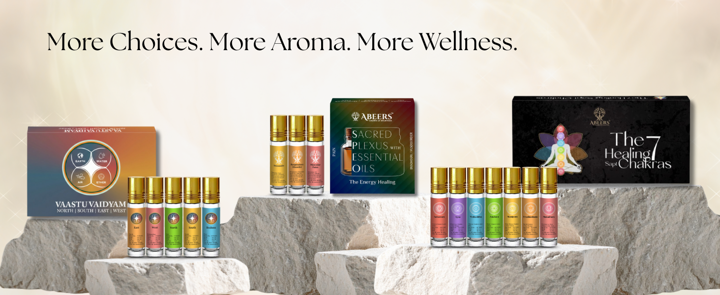 7 Chakras Healing Oil Set 42ml (7 x 6ml)