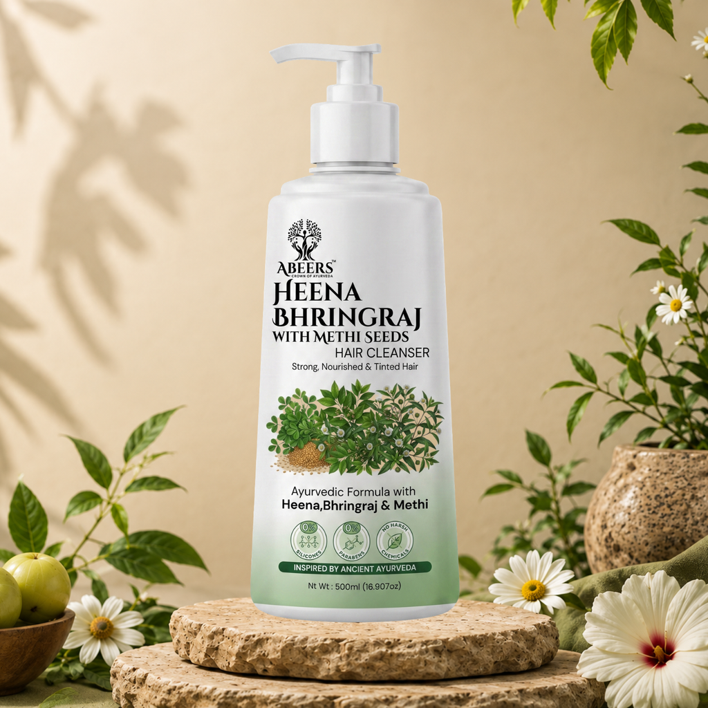 Heena Bhringraj Hair Cleanser with Methi Seeds – 500ml