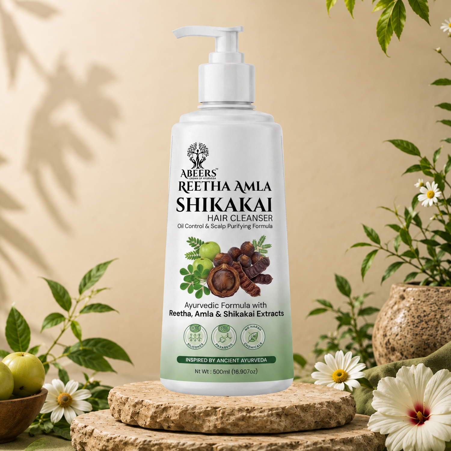Reetha Amla Shikakai Hair Cleanser - 500ml