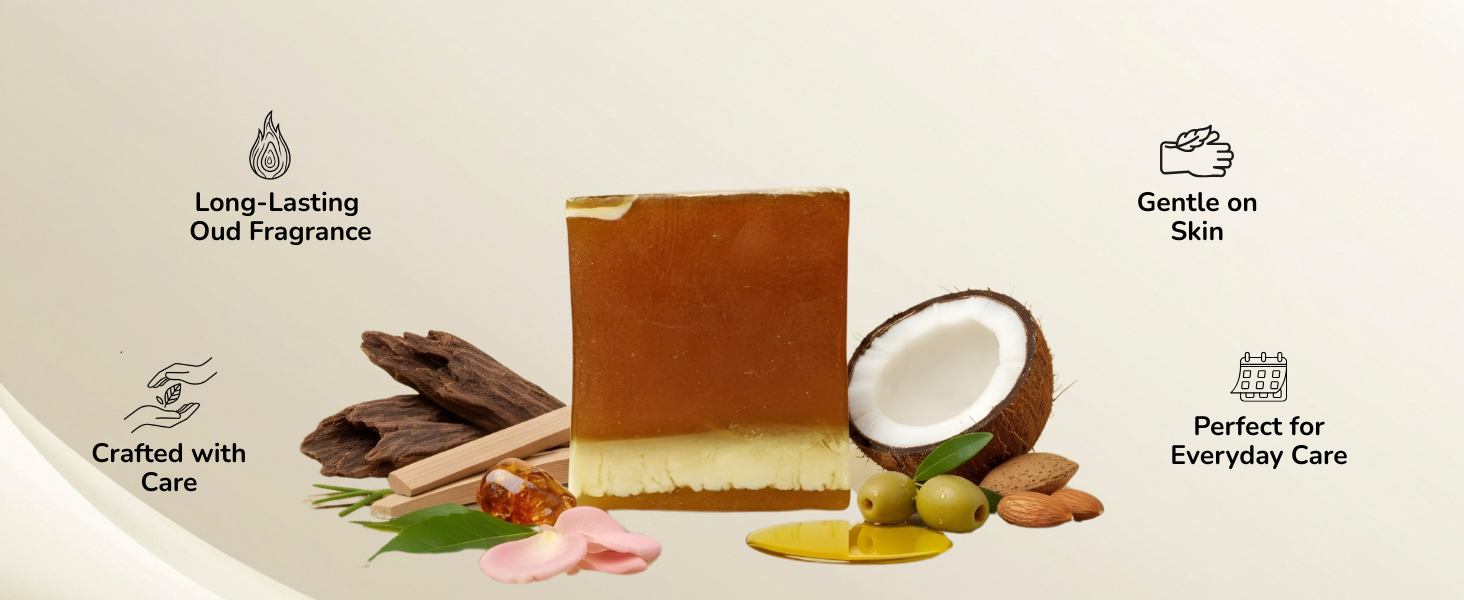 Oud Mukhallat Handmade Soap (125g)