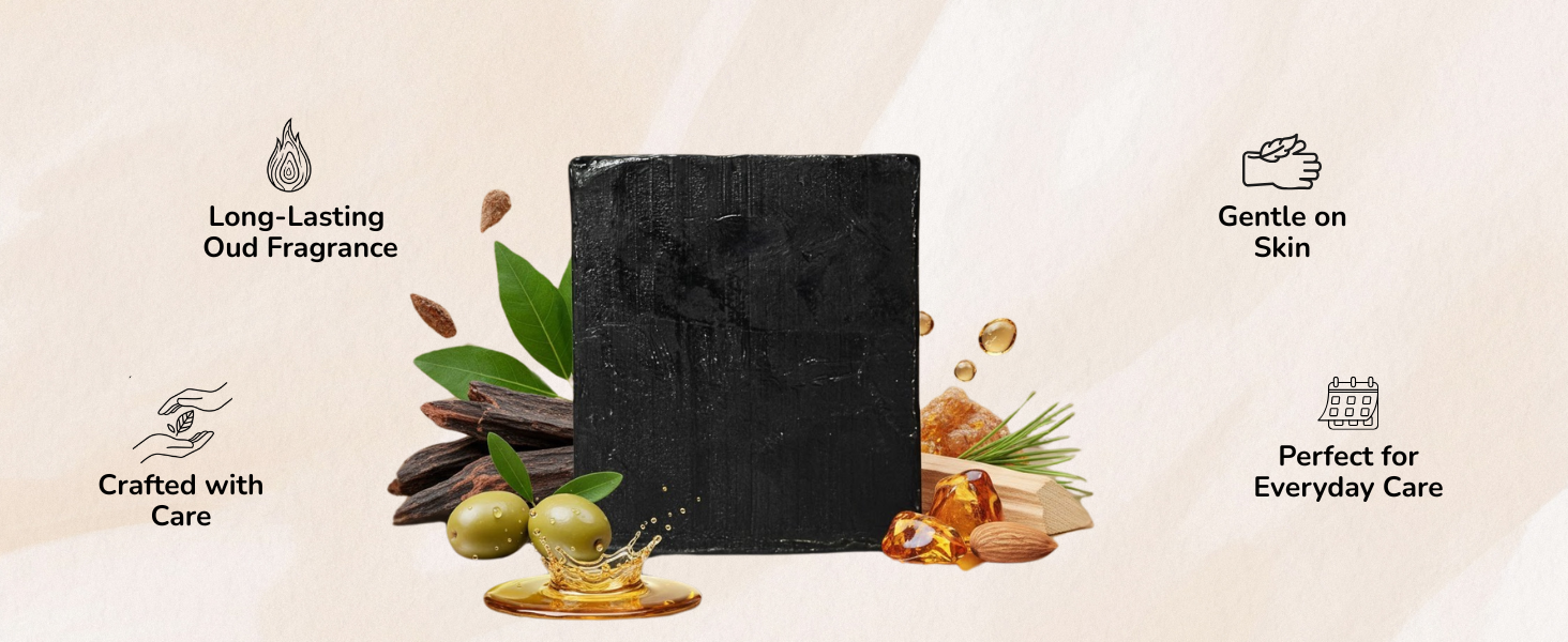 Oud Kasturi Handmade Soap (125g)