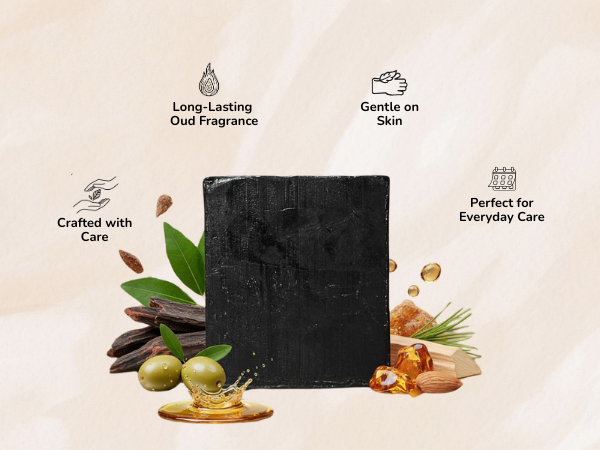Oud Kasturi Handmade Soap (125g)