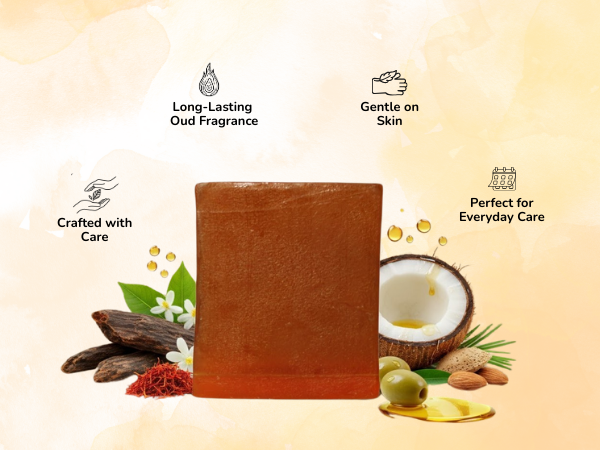 Oud Kesar Kewda Handmade Soap (125g)