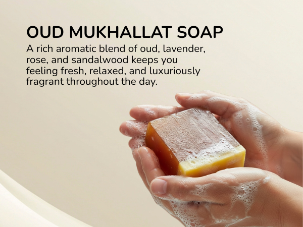 Oud Mukhallat Handmade Soap (125g)