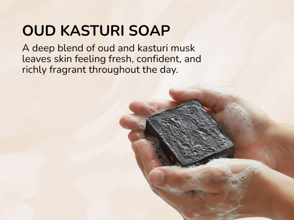 Oud Kasturi Handmade Soap (125g)